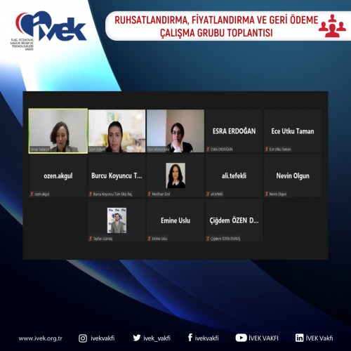 Ruhsatlandırma, Fiyatlandırma ve Geri Ödeme Çalışma Grubu Toplantısı