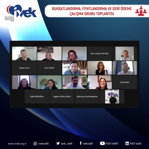 Ruhsatlandırma, Fiyatlandırma ve Geri Ödeme Çalışma Grubu Toplantısı