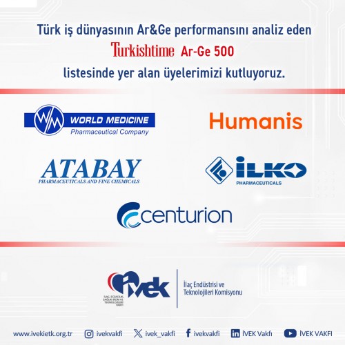Turkishtime Ar-Ge 500 Listesinde Yer Alan Üyelerimizi Tebrik Ederiz