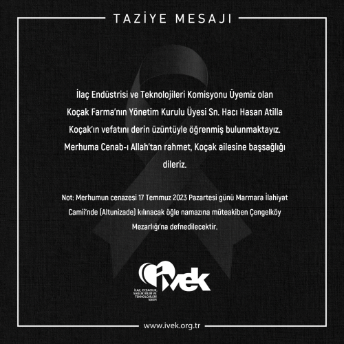 Vefat ve Taziye Duyurusu