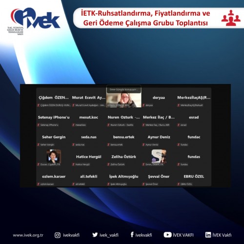 Ruhsatlandırma, Fiyatlandırma ve Geri Ödeme Çalışma Grubu Toplantısı