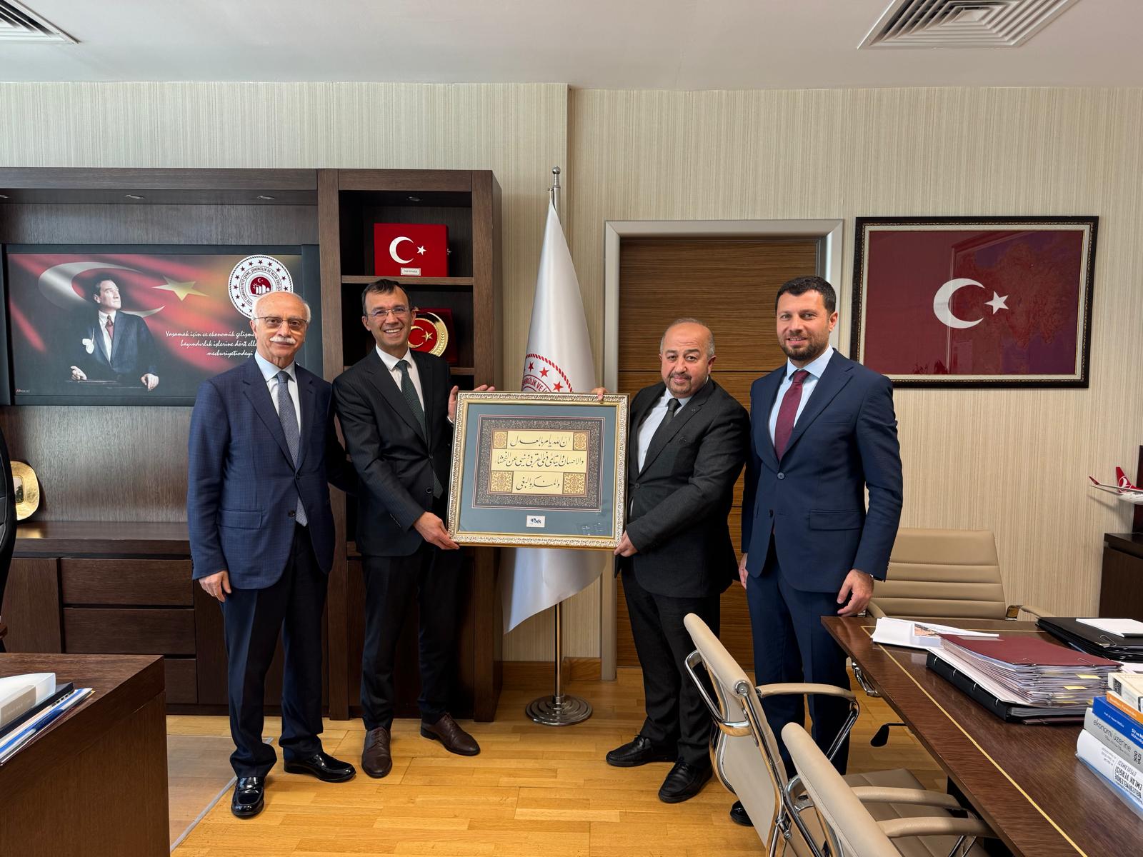  T.C. Çevre Şehircilik ve İklim Değişikliği Bakanlığı Milli Emlak Genel Müdürü Sn. Veli Tunçez Ziyare 